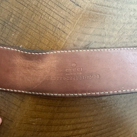 Athentic Gucci Black Monogram Belt - Picture 4 of 4